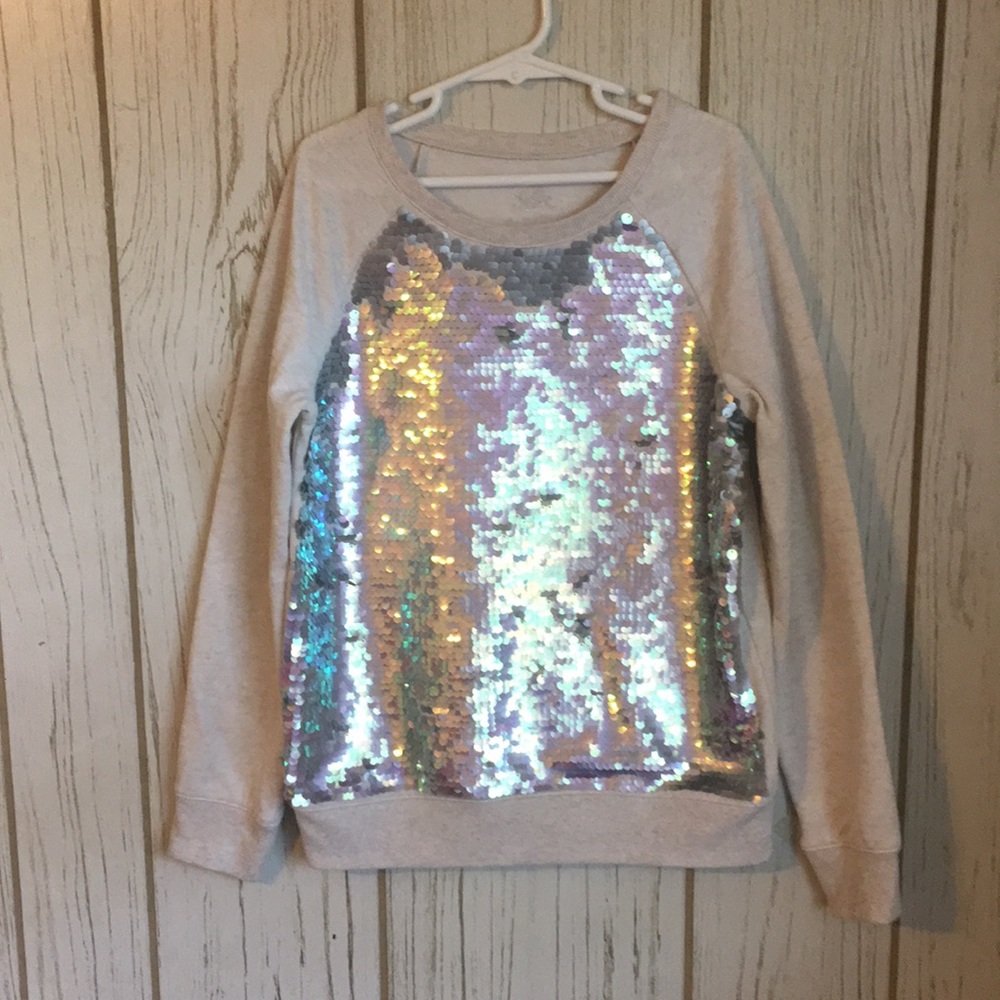 Girl’s sequined sweater
